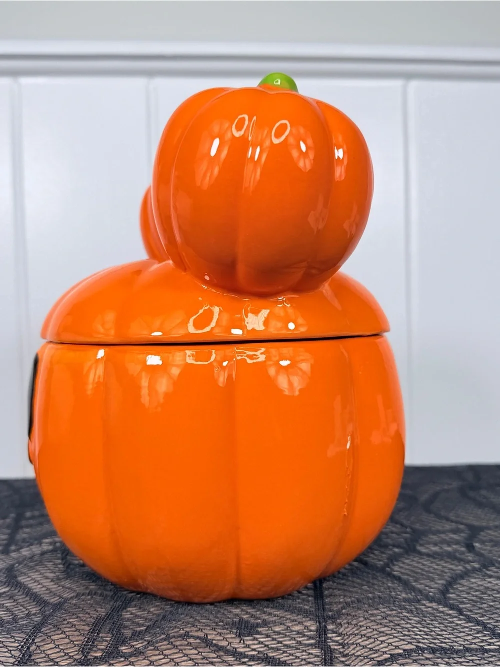 NEW Disney Mickey Mouse Pumpkin Halloween Cookie Jar